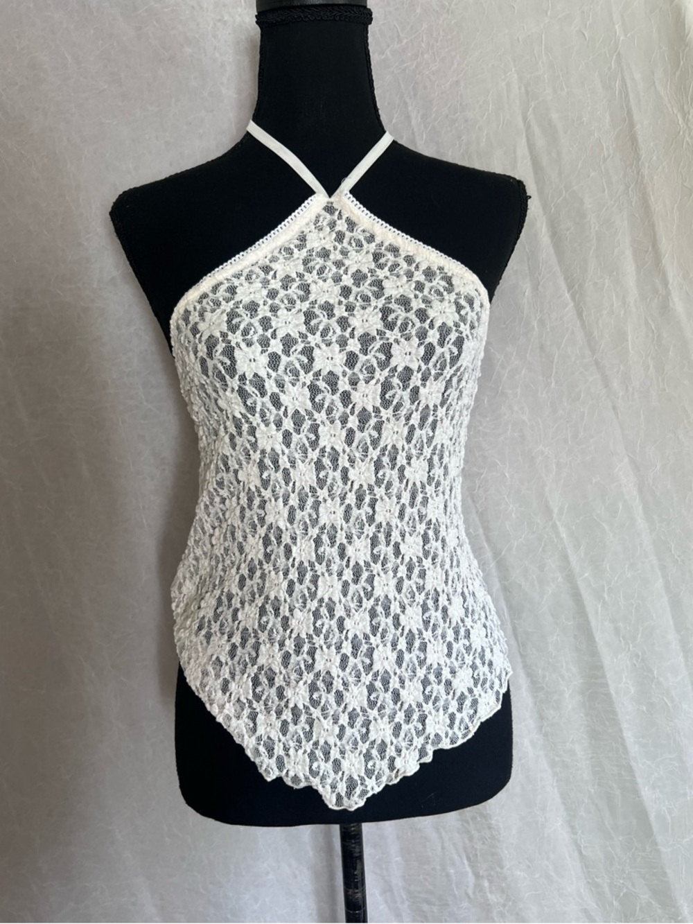 ASOS Lace sheer Halter top
